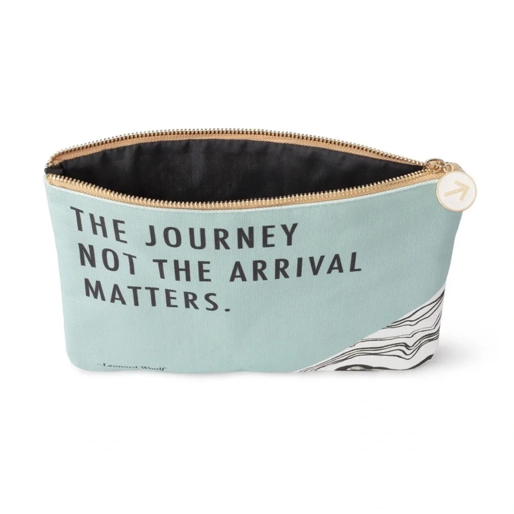 Compendium Pouch- The Journey not the Arrival Matters